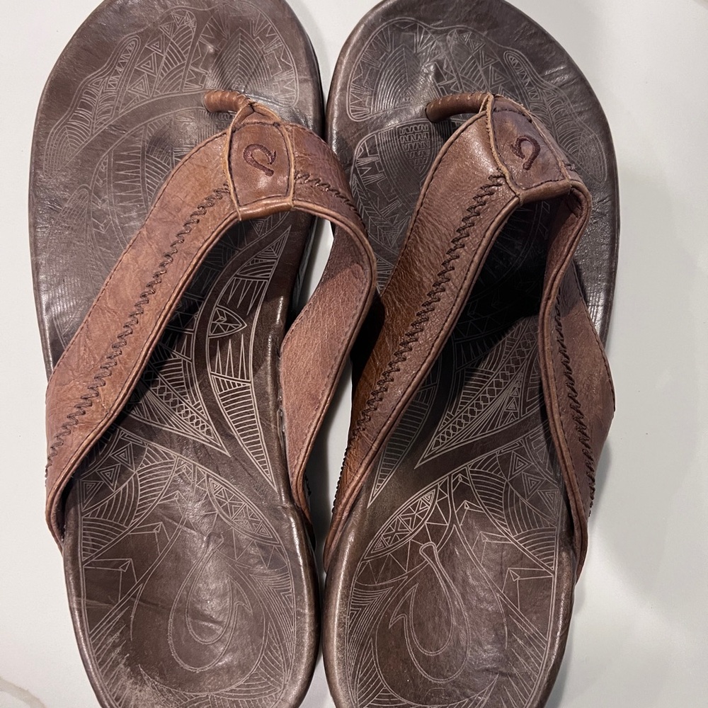 OluKai Hiapo Men's Beach Sandals Size 13
